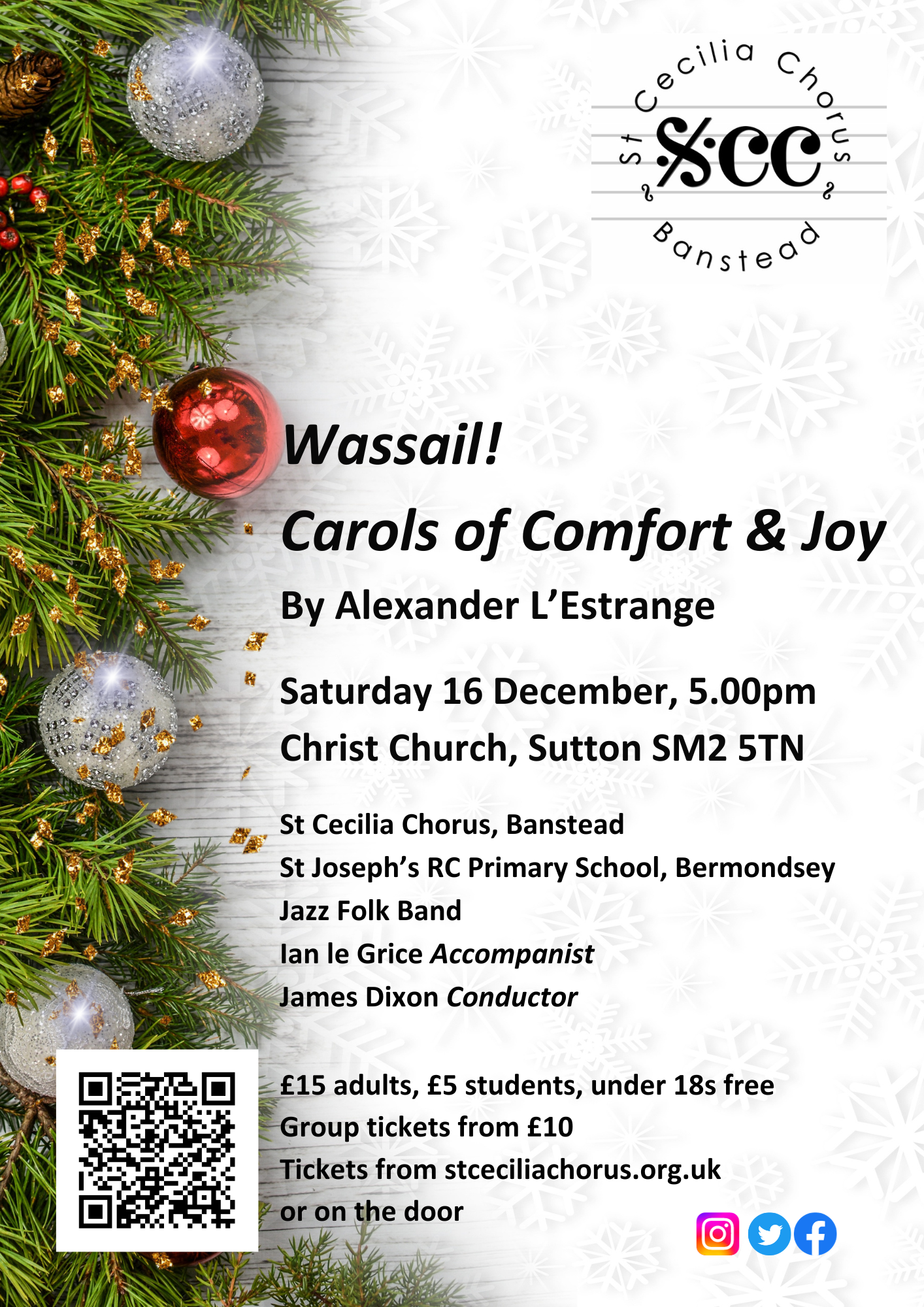 Wassail! Carols of Comfort and Joy Wassail! Carols of Comfort and Joy